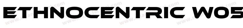Ethnocentric W05 Regular字体转换